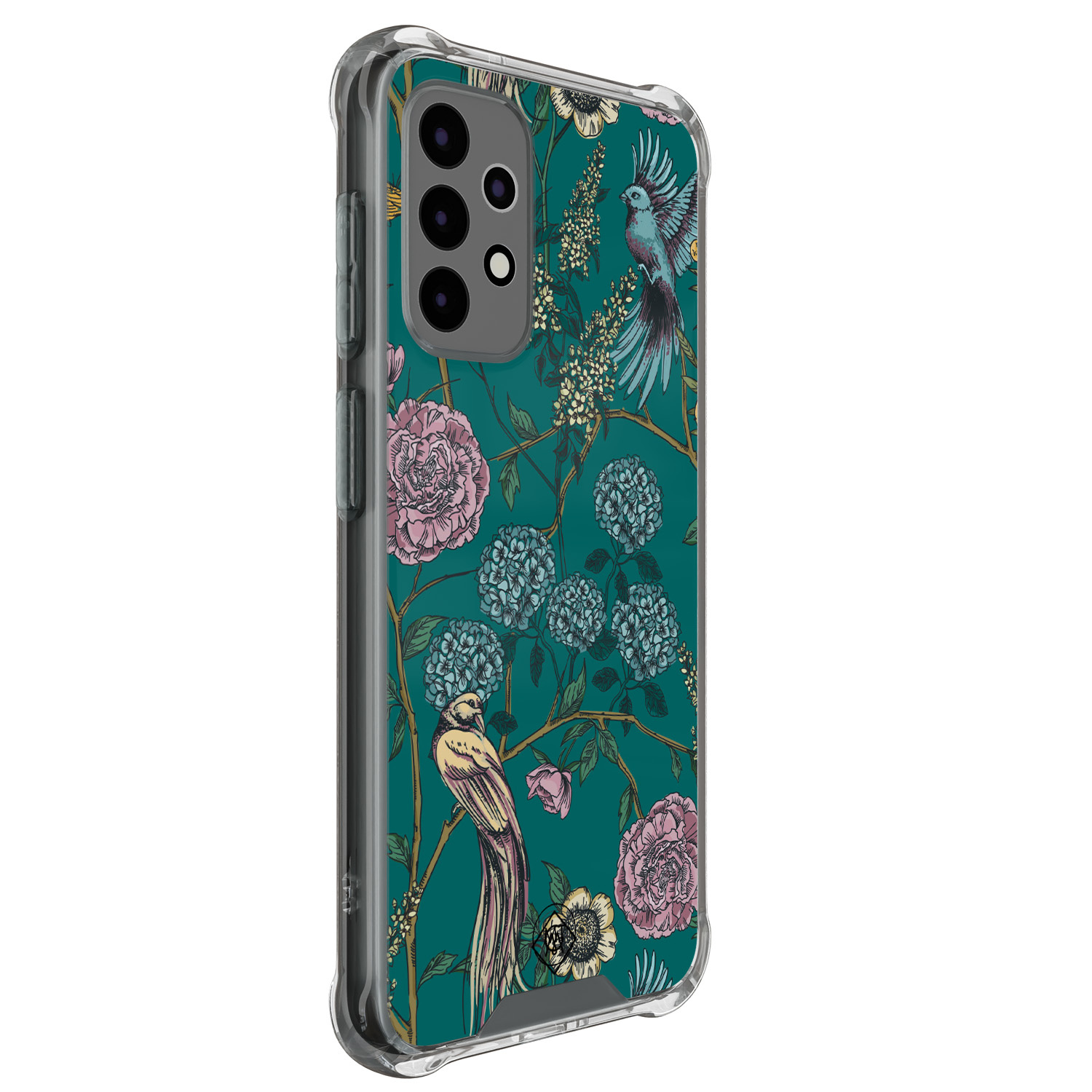 Mooie Telefoonhoesjes Samsung Galaxy A52(s) shockproof hoesje - Bloomy birds