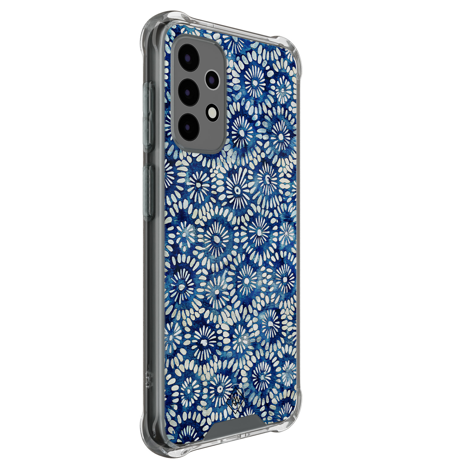Mooie Telefoonhoesjes Samsung Galaxy A52(s) shockproof hoesje - Azure daisies