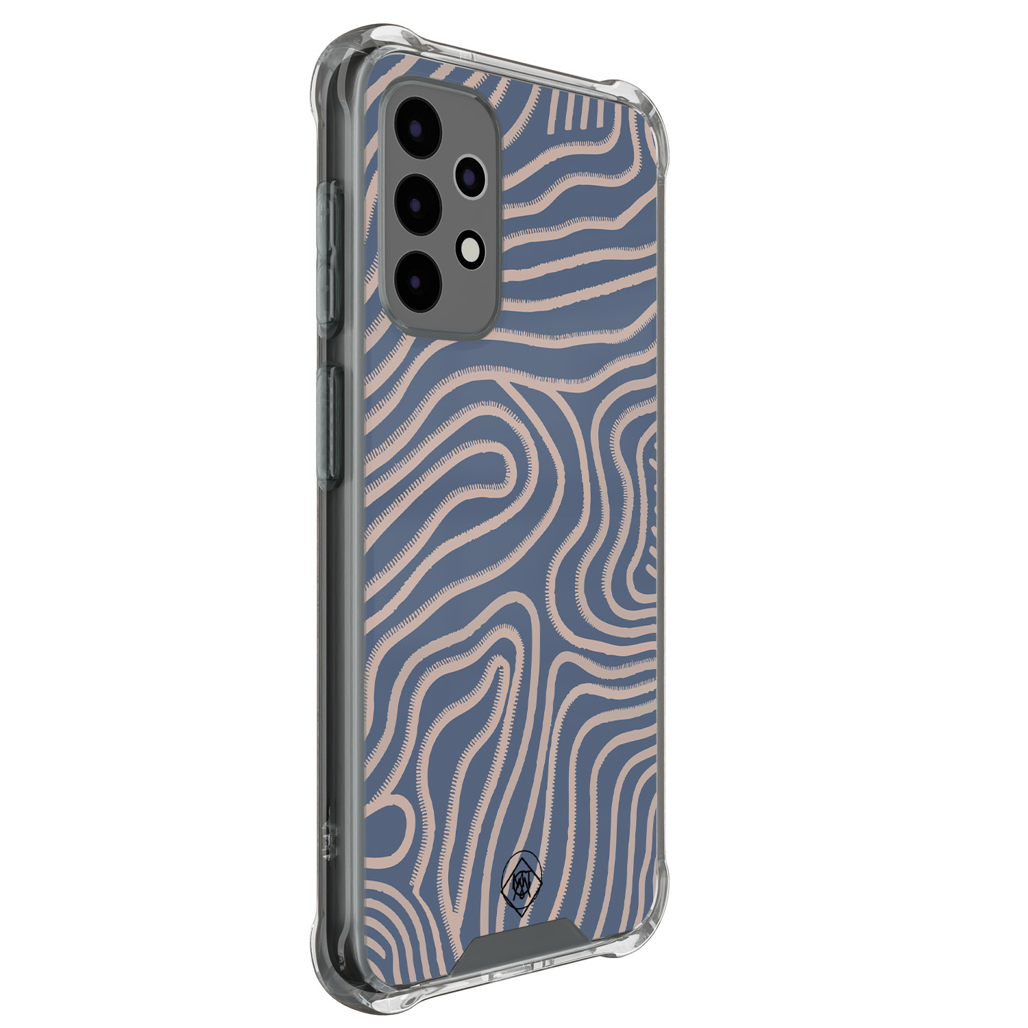 Mooie Telefoonhoesjes Samsung Galaxy A52(s) shockproof hoesje - Flowing lines