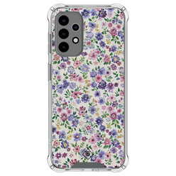 Mooie Telefoonhoesjes Samsung Galaxy A52(s) shockproof hoesje - Purple garden