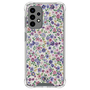 Mooie Telefoonhoesjes Samsung Galaxy A52(s) shockproof hoesje - Purple garden
