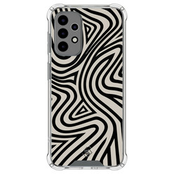 Mooie Telefoonhoesjes Samsung Galaxy A52(s) shockproof hoesje - Groovy lines