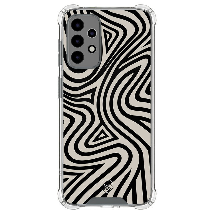 Mooie Telefoonhoesjes Samsung Galaxy A52(s) shockproof hoesje - Groovy lines Mooie Telefoonhoesjes Samsung Galaxy A52(s) shockproof hoesje - Groovy lines