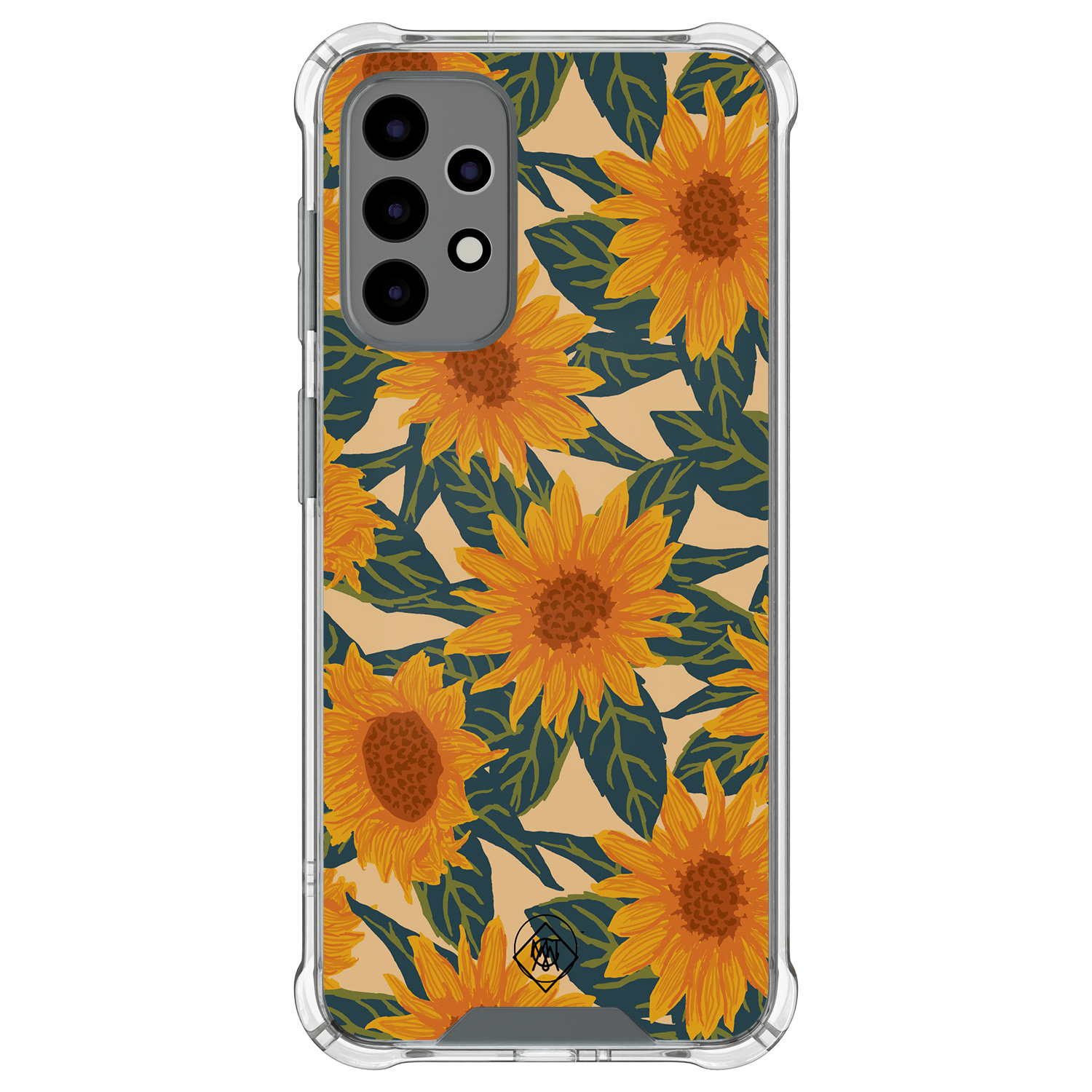 Mooie Telefoonhoesjes Samsung Galaxy A52(s) shockproof hoesje - Zonnebloemen