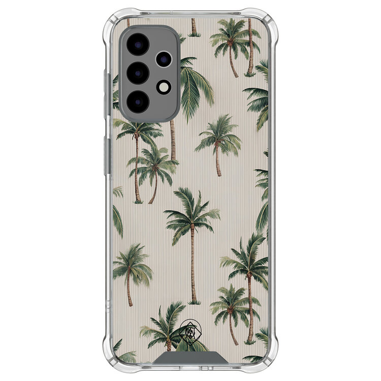 Mooie Telefoonhoesjes Samsung Galaxy A52(s) shockproof hoesje - Palmbomen print Mooie Telefoonhoesjes Samsung Galaxy A52(s) shockproof hoesje - Palmbomen print