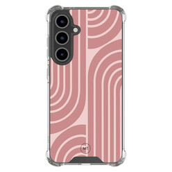 Mooie Telefoonhoesjes Samsung Galaxy S25 FE shockproof hoesje - Blush shapes