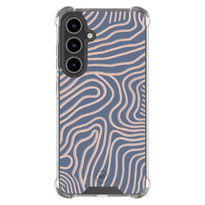 Mooie Telefoonhoesjes Samsung Galaxy S25 FE shockproof hoesje - Flowing lines