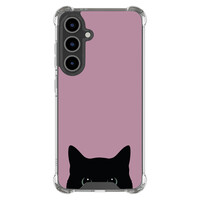 Mooie Telefoonhoesjes Samsung Galaxy S25 FE shockproof hoesje - Zwarte kat