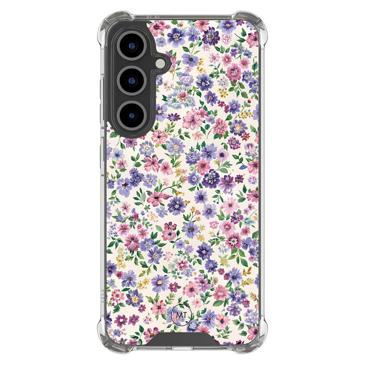 Mooie Telefoonhoesjes Samsung Galaxy S25 FE shockproof hoesje - Purple garden Mooie Telefoonhoesjes Samsung Galaxy S25 FE shockproof hoesje - Purple garden