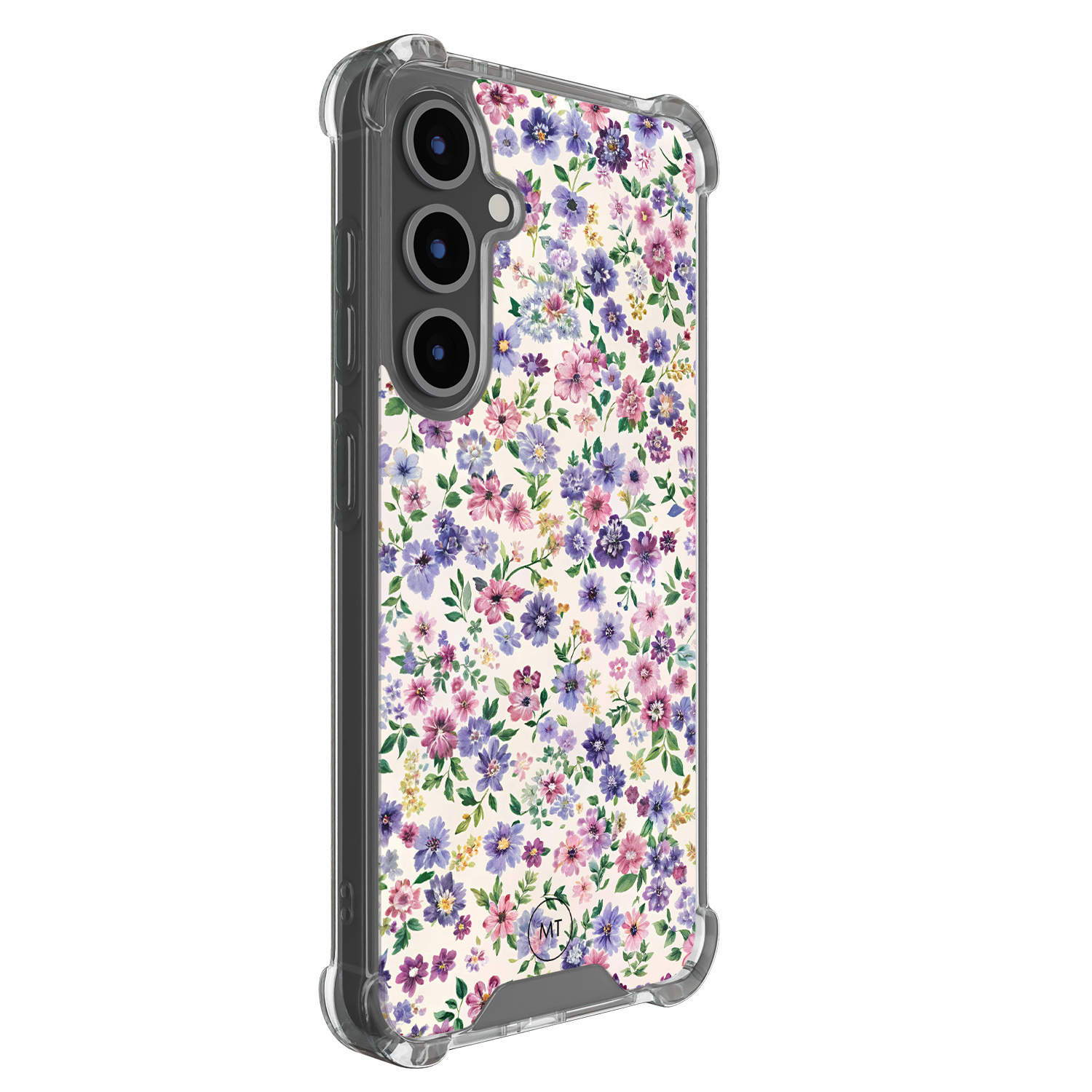 Mooie Telefoonhoesjes Samsung Galaxy S25 FE shockproof hoesje - Purple garden