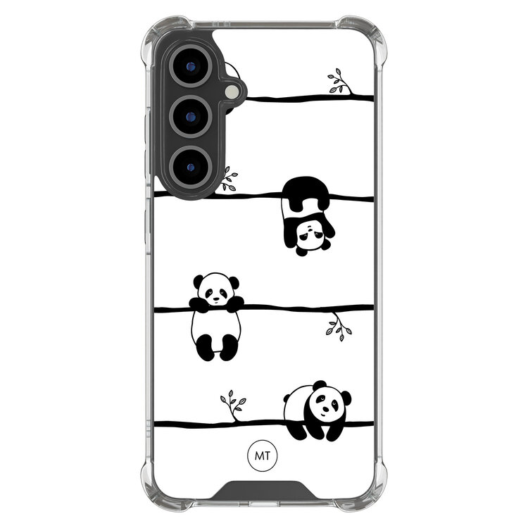 Mooie Telefoonhoesjes Samsung Galaxy S25 FE shockproof hoesje - Panda Mooie Telefoonhoesjes Samsung Galaxy S25 FE shockproof hoesje - Panda