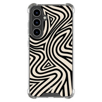 Mooie Telefoonhoesjes Samsung Galaxy S25 FE shockproof hoesje - Groovy lines