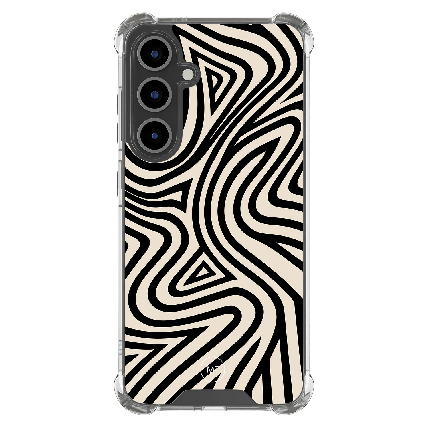 Mooie Telefoonhoesjes Samsung Galaxy S25 FE shockproof hoesje - Groovy lines