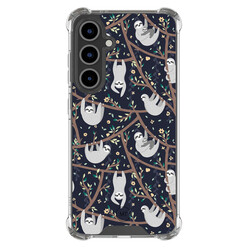 Mooie Telefoonhoesjes Samsung Galaxy S25 FE shockproof hoesje - Luiaard print