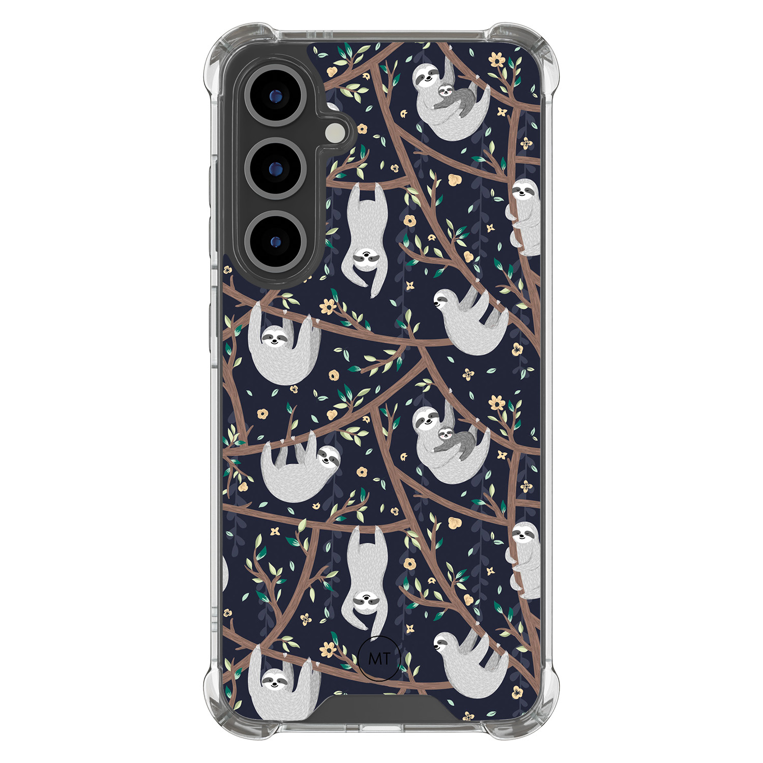 Mooie Telefoonhoesjes Samsung Galaxy S25 FE shockproof hoesje - Luiaard print