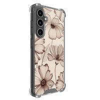 Mooie Telefoonhoesjes Samsung Galaxy S25 FE shockproof hoesje - Sand flowers