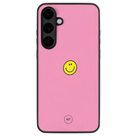 Mooie Telefoonhoesjes Samsung Galaxy S25 FE hoesje - Pink smiley