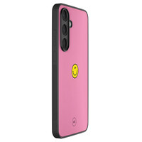 Mooie Telefoonhoesjes Samsung Galaxy S25 FE hoesje - Pink smiley