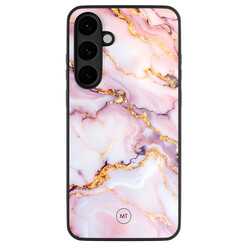 Mooie Telefoonhoesjes Samsung Galaxy S25 FE hoesje - Marble pink