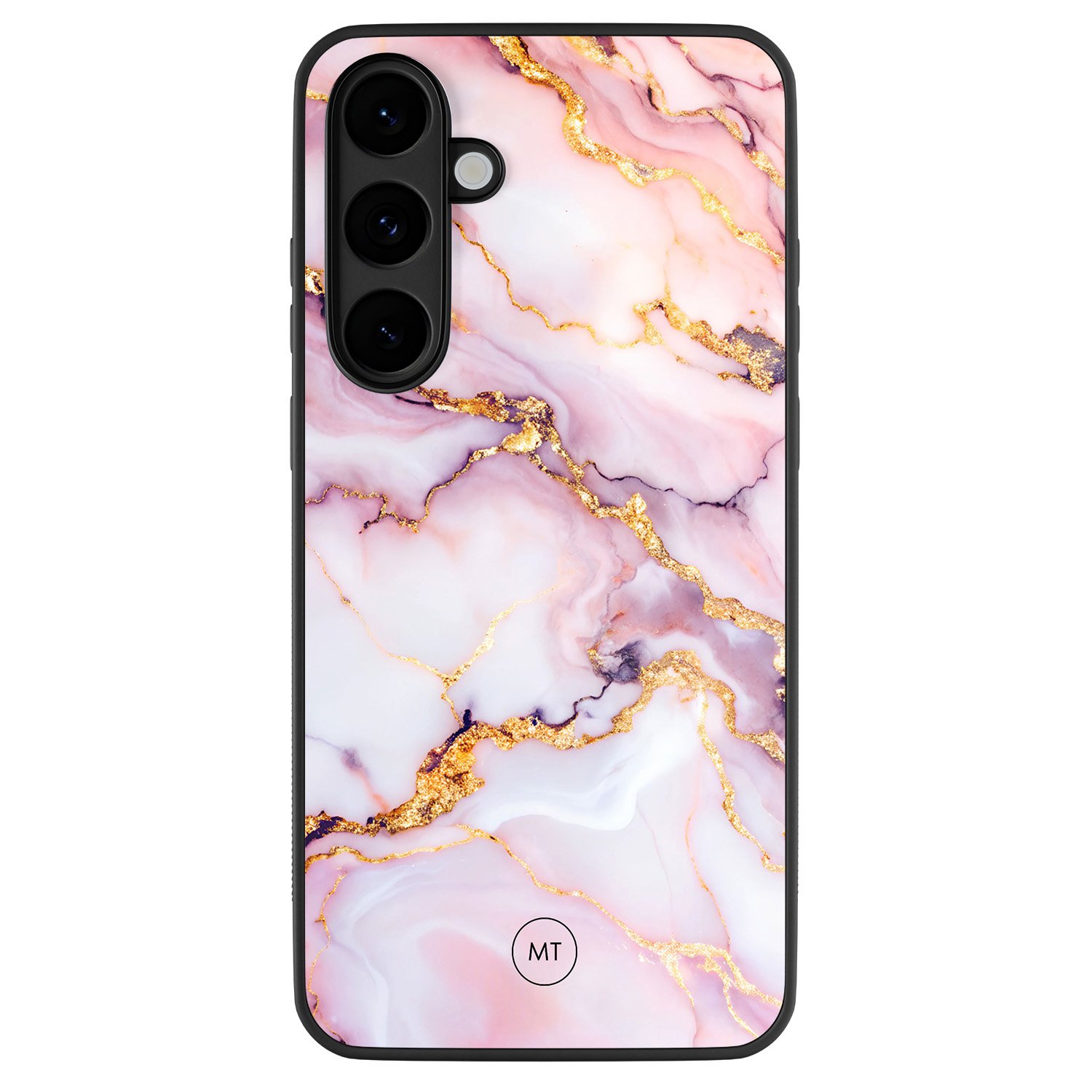 Mooie Telefoonhoesjes Samsung Galaxy S25 FE hoesje - Marble pink