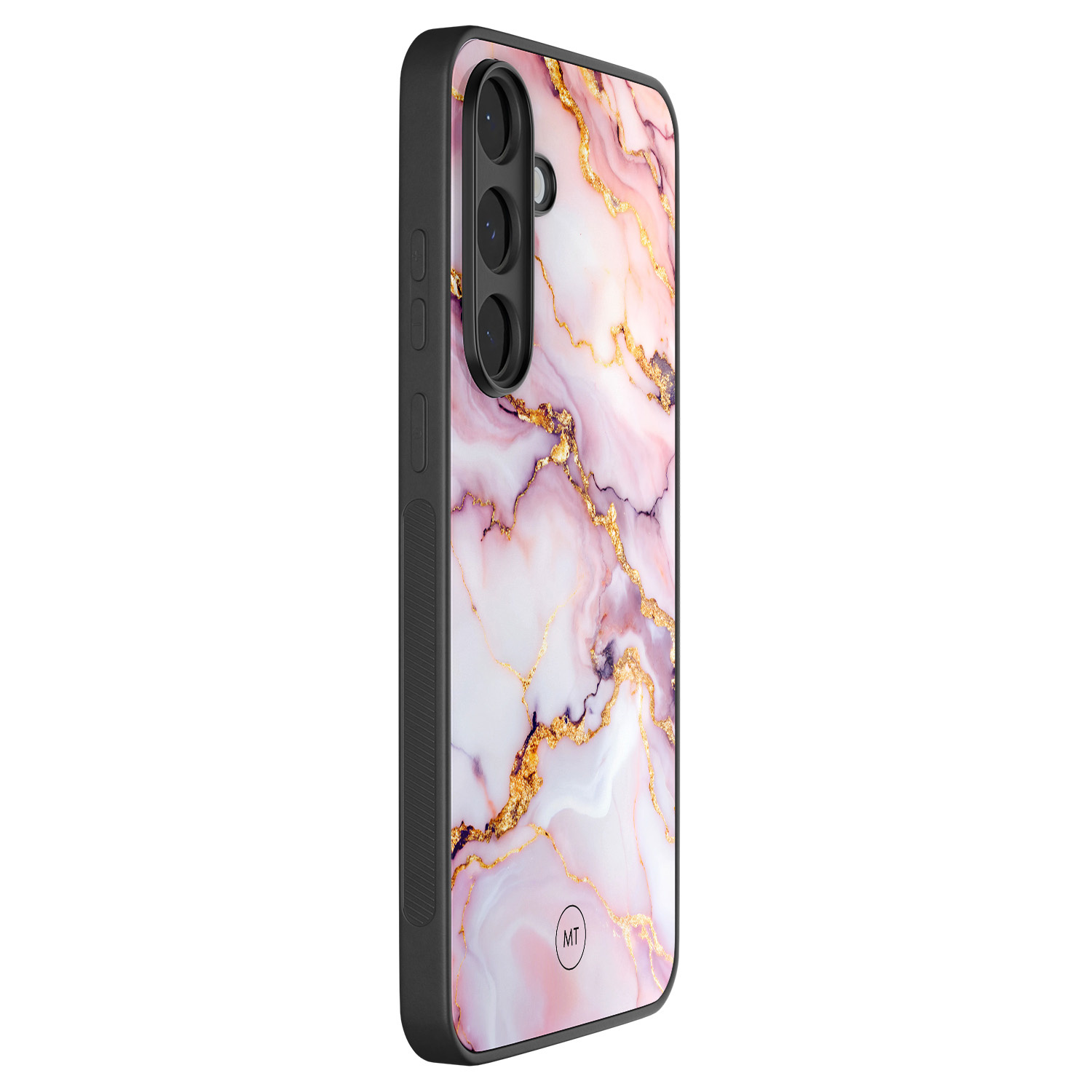 Mooie Telefoonhoesjes Samsung Galaxy S25 FE hoesje - Marble pink