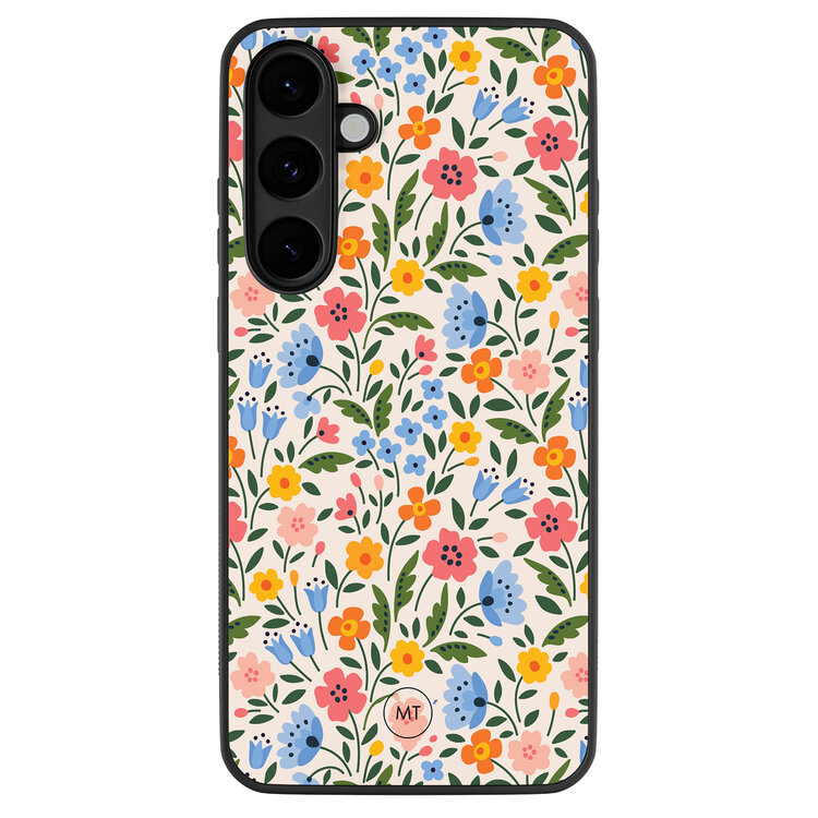 Mooie Telefoonhoesjes Samsung Galaxy S25 FE hoesje - Romantische bloemen Mooie Telefoonhoesjes Samsung Galaxy S25 FE hoesje - Romantische bloemen