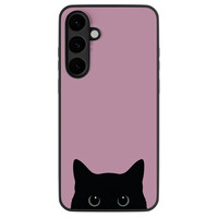 Mooie Telefoonhoesjes Samsung Galaxy S25 FE hoesje - Zwarte kat
