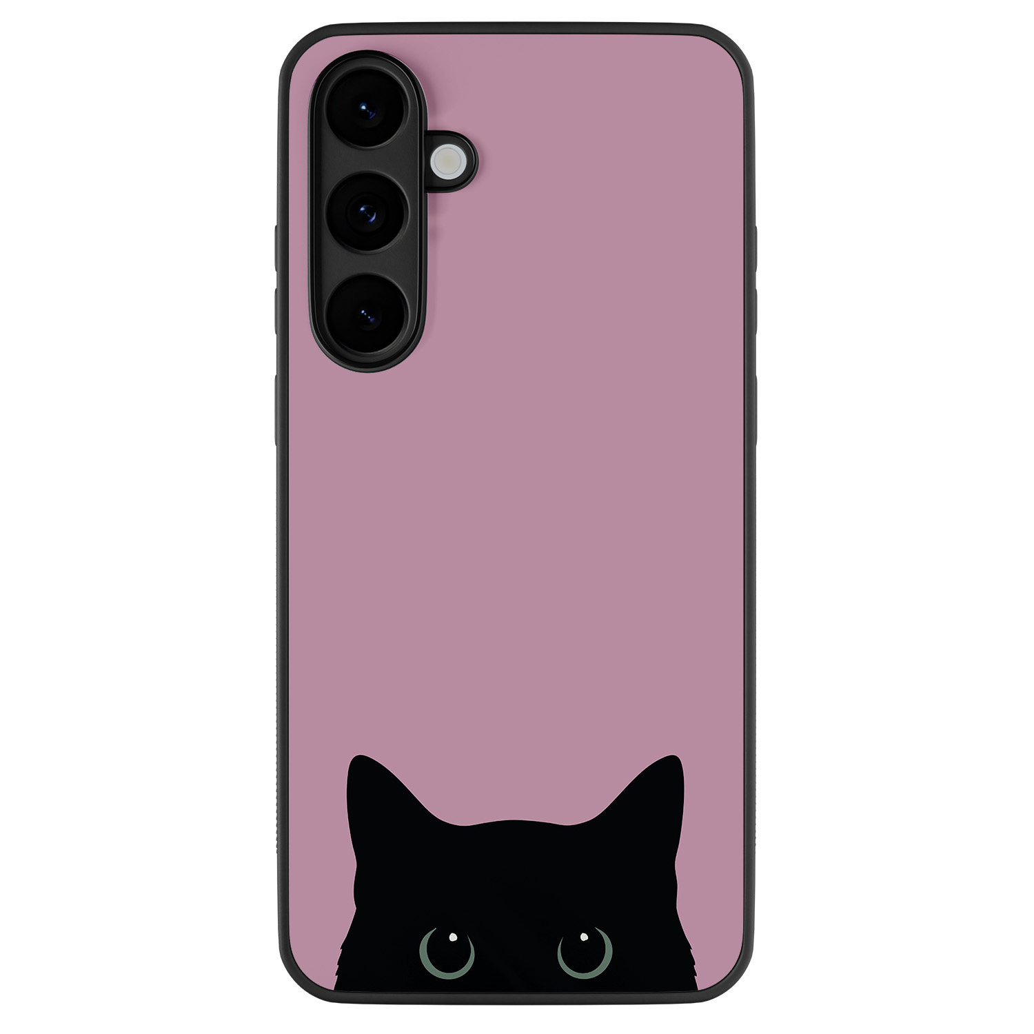 Mooie Telefoonhoesjes Samsung Galaxy S25 FE hoesje - Zwarte kat