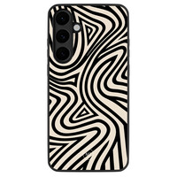 Mooie Telefoonhoesjes Samsung Galaxy S25 FE hoesje - Groovy lines
