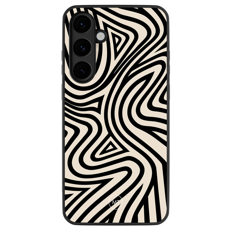 Mooie Telefoonhoesjes Samsung Galaxy S25 FE hoesje - Groovy lines Mooie Telefoonhoesjes Samsung Galaxy S25 FE hoesje - Groovy lines