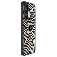 Mooie Telefoonhoesjes Samsung Galaxy S25 FE hoesje - Groovy lines