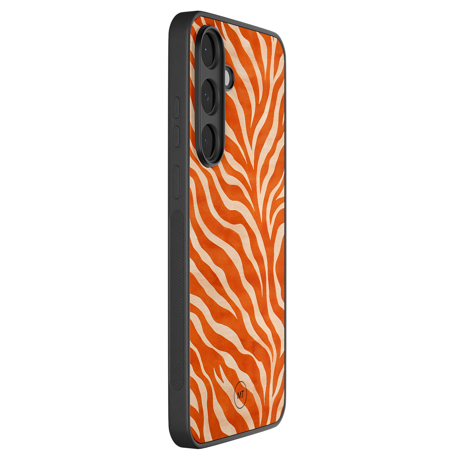 Mooie Telefoonhoesjes Samsung Galaxy S25 FE hoesje - Zebra oranje