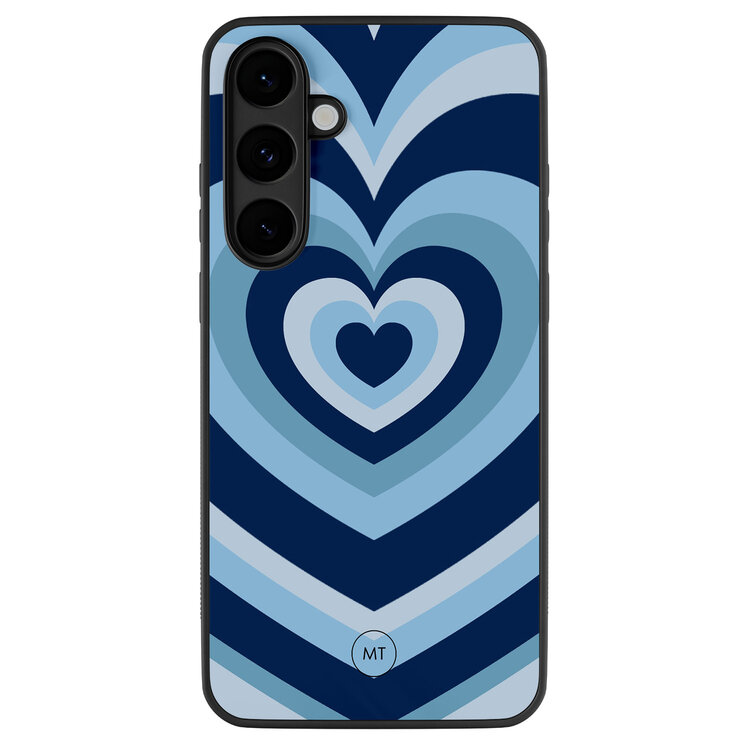 Mooie Telefoonhoesjes Samsung Galaxy S25 FE hoesje - Hart blauw Mooie Telefoonhoesjes Samsung Galaxy S25 FE hoesje - Hart blauw