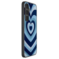 Mooie Telefoonhoesjes Samsung Galaxy S25 FE hoesje - Hart blauw
