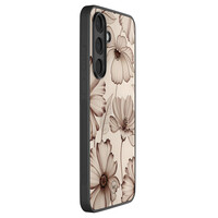 Mooie Telefoonhoesjes Samsung Galaxy S25 FE hoesje - Sand flowers