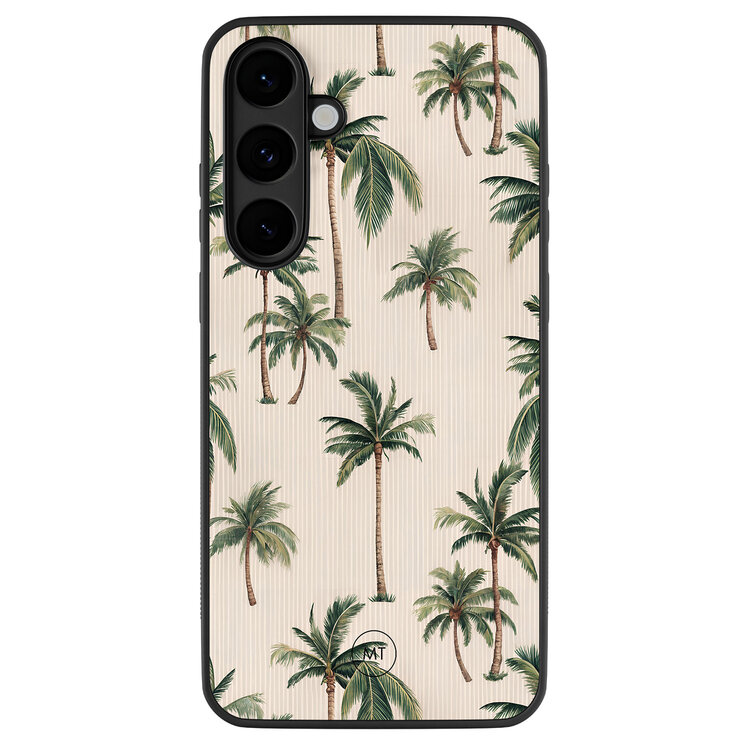 Mooie Telefoonhoesjes Samsung Galaxy S25 FE hoesje - Palmbomen print Mooie Telefoonhoesjes Samsung Galaxy S25 FE hoesje - Palmbomen print