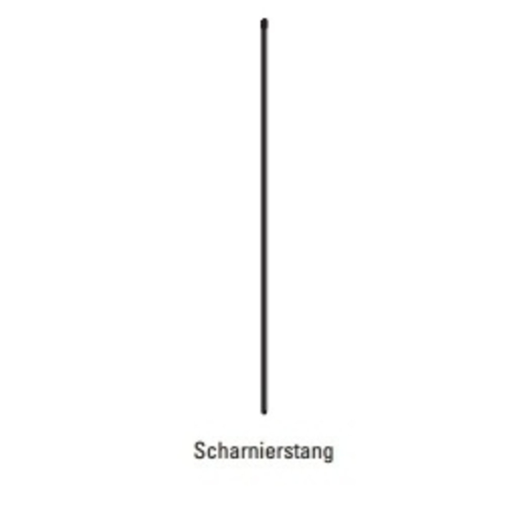 Scharnierstang 125 cm