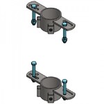 Stel bevestigingsringen 2,5" 2x hek (180º)