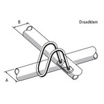 Schoftboom draadklem 1,5" x 1,5"