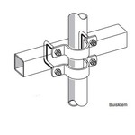 Buisklem rond 102 mm x rond 2"