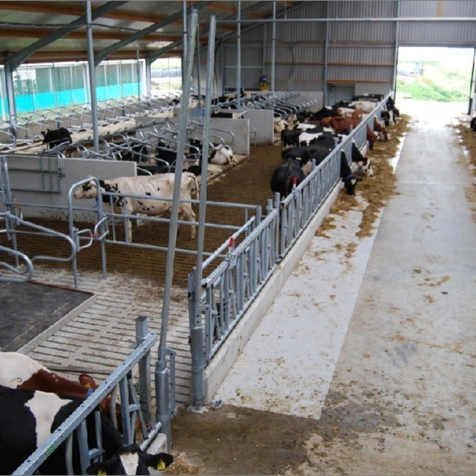 Slagboom veerondersteund, lengte 300-550 cm