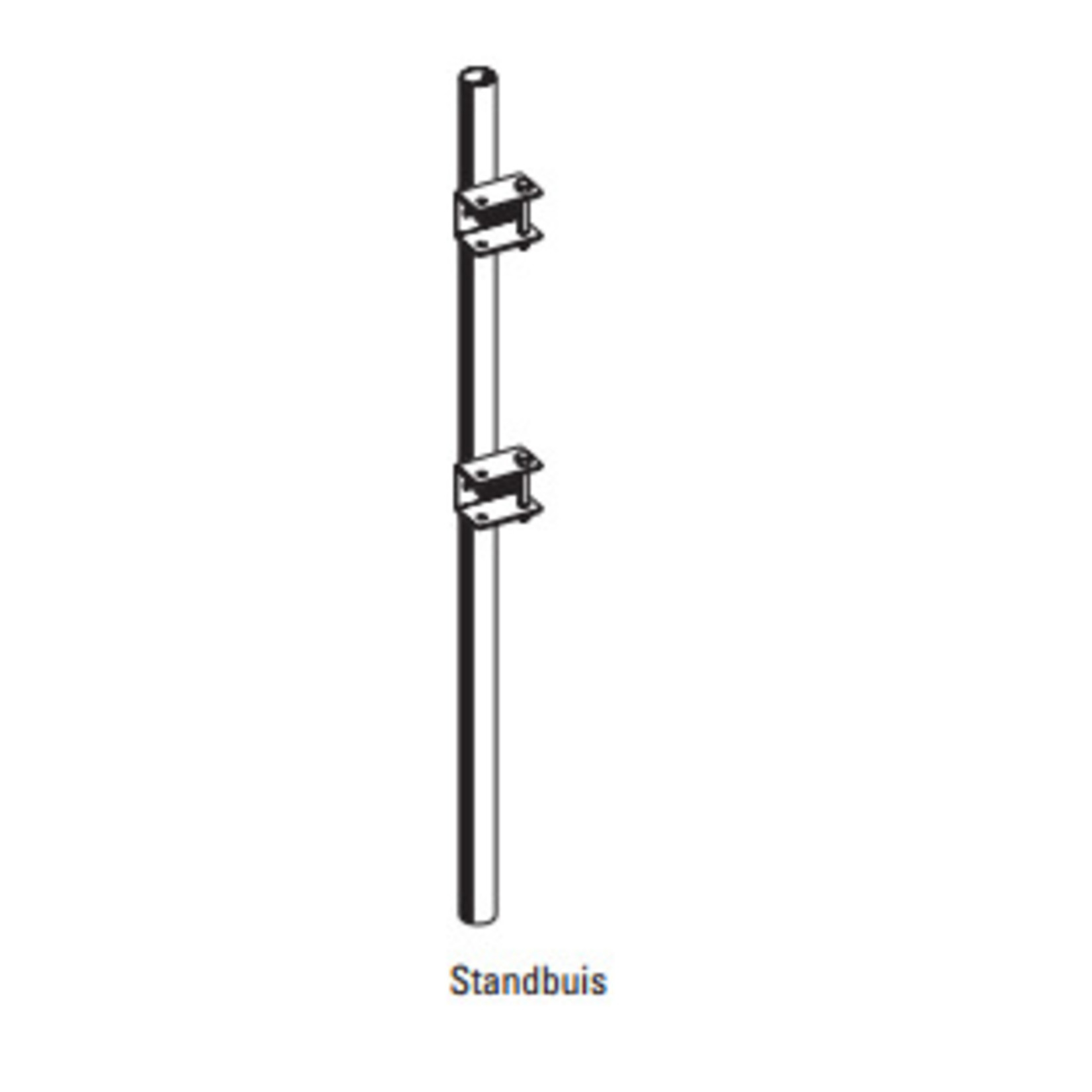 Standbuis Ø 1,5" x 79 cm