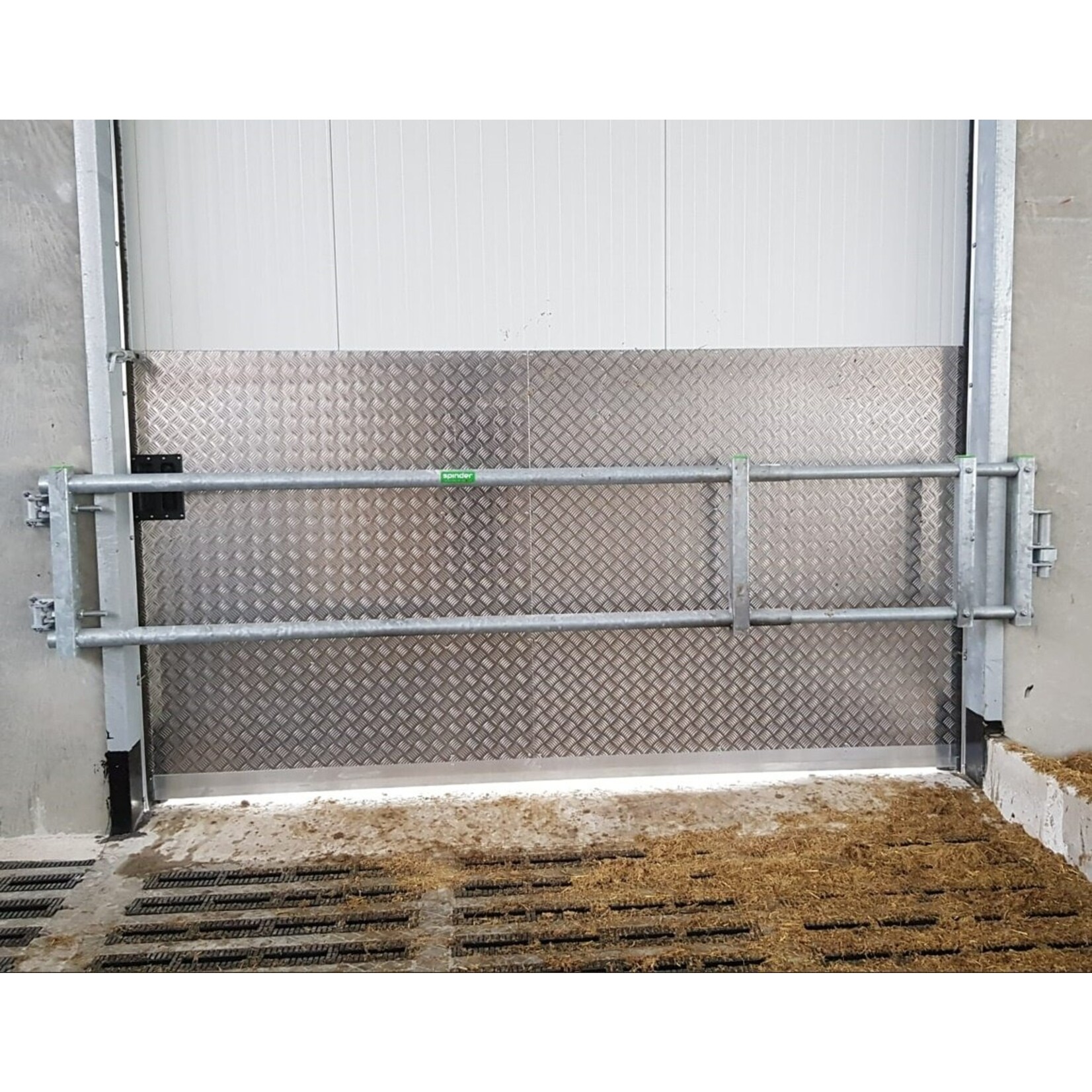 Uitschuifbaar 2 buis afscheidingshek, lengte 250-400 cm