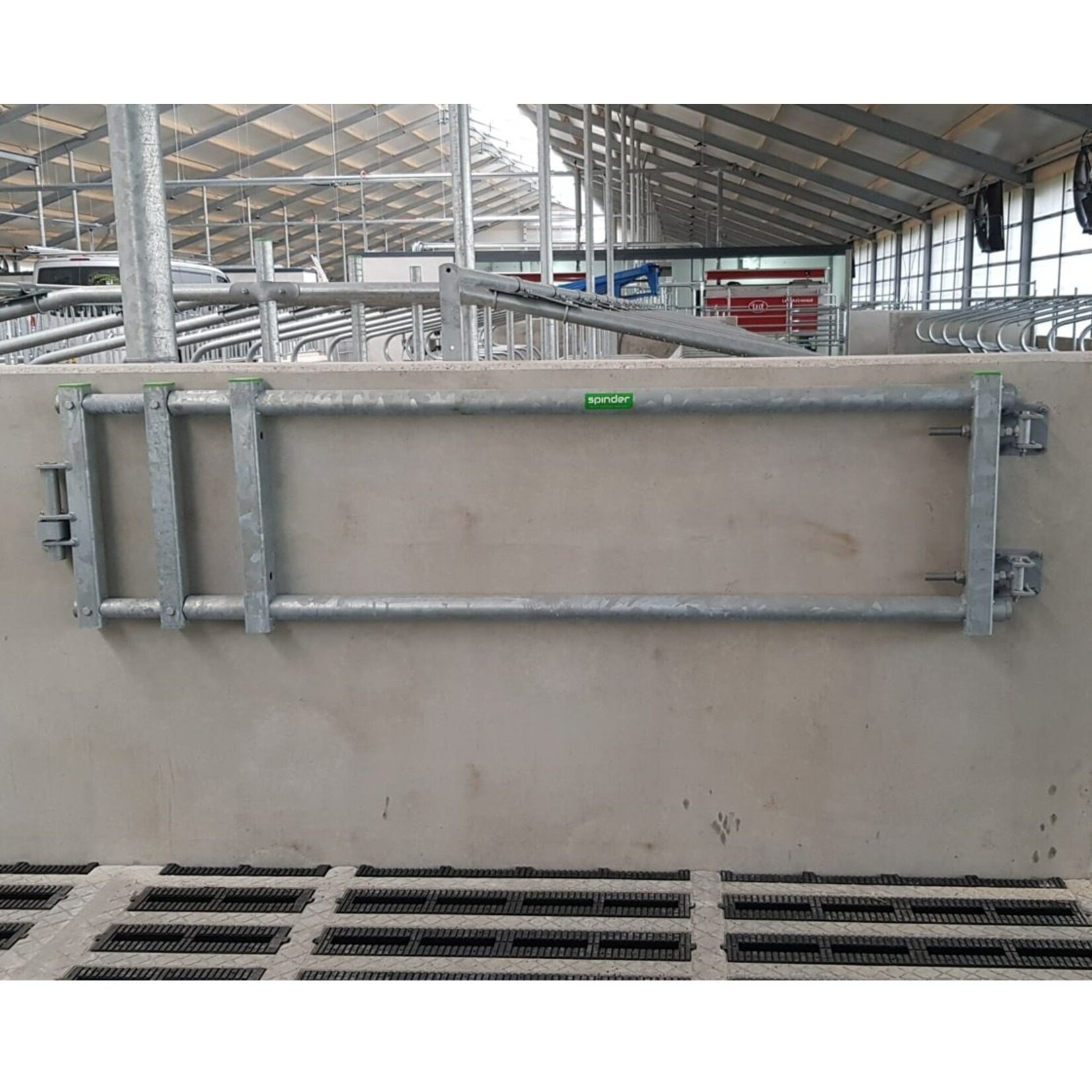 Uitschuifbaar 2 buis afscheidingshek, lengte 250-400 cm