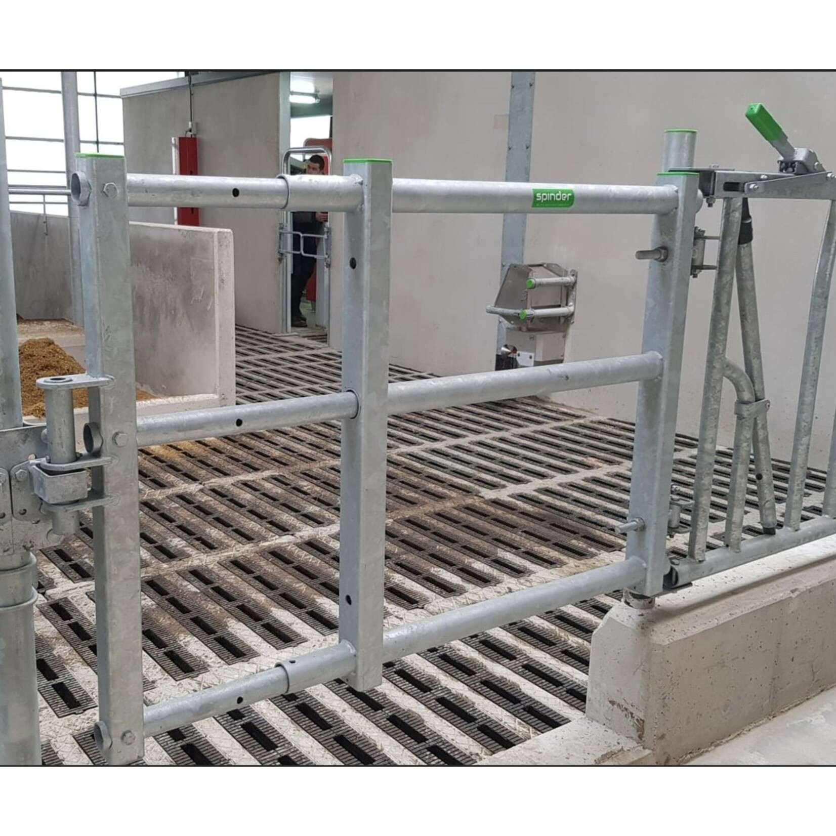 Uitschuifbaar 2 buis afscheidingshek, lengte 250-400 cm