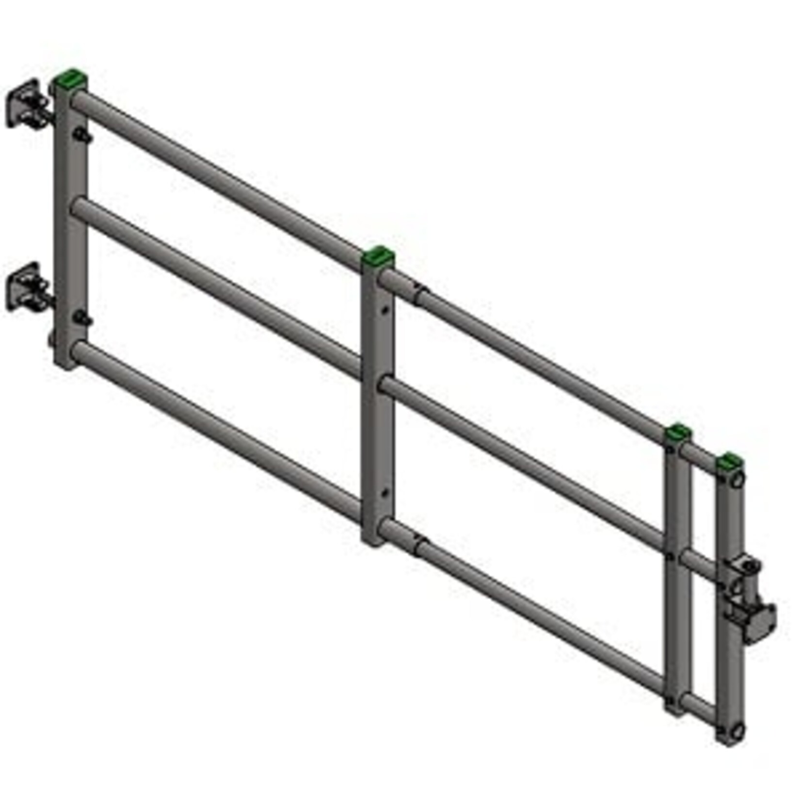 Uitschuifbaar 3 buis afscheidingshek, lengte 200-300 cm