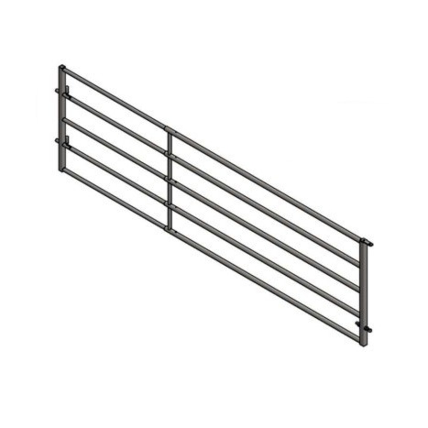 OMKE OMKE instelbaar hek, compleet lengte 400-500 cm