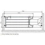 OMKE OMKE instelbaar hek DBO, lengte 155–200 cm