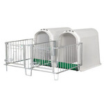 Buitenhuisvesting voor kalveren