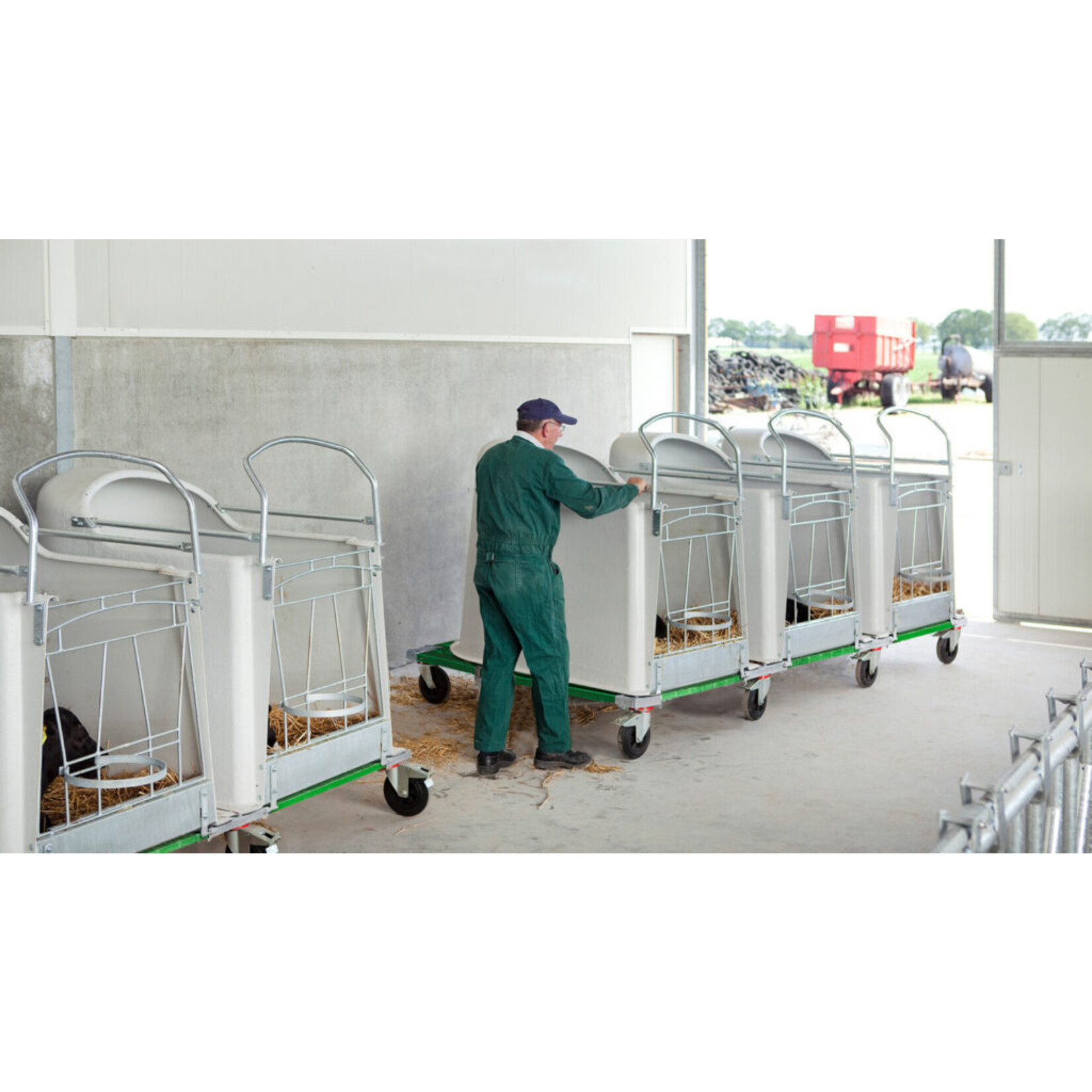 CalfOTel Kalveriglo CalfOTel Open Top verrijdbaar